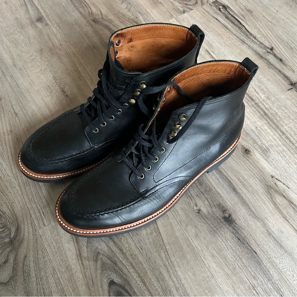 J. Crew Kenton Boot black leather men’s 11